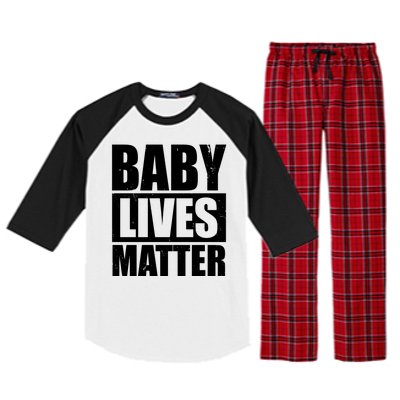 Baby Lives Matter Raglan Sleeve Pajama Set