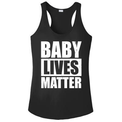 Baby Lives Matter Ladies PosiCharge Competitor Racerback Tank