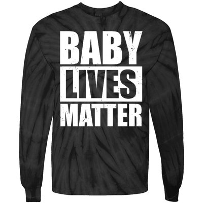 Baby Lives Matter Tie-Dye Long Sleeve Shirt