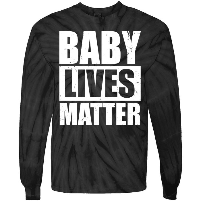 Baby Lives Matter Tie-Dye Long Sleeve Shirt