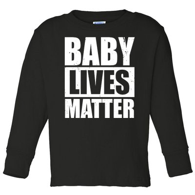 Baby Lives Matter Toddler Long Sleeve Shirt