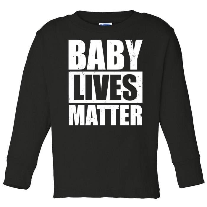 Baby Lives Matter Toddler Long Sleeve Shirt