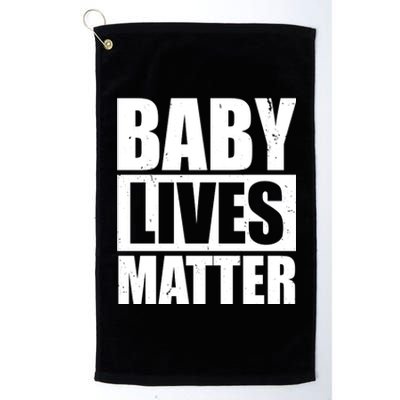 Baby Lives Matter Platinum Collection Golf Towel