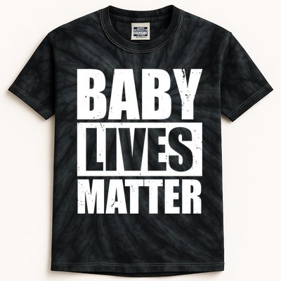 Baby Lives Matter Kids Tie-Dye T-Shirt