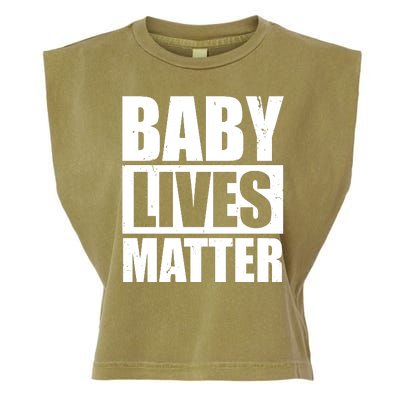 Baby Lives Matter Garment-Dyed Women's Muscle Tee