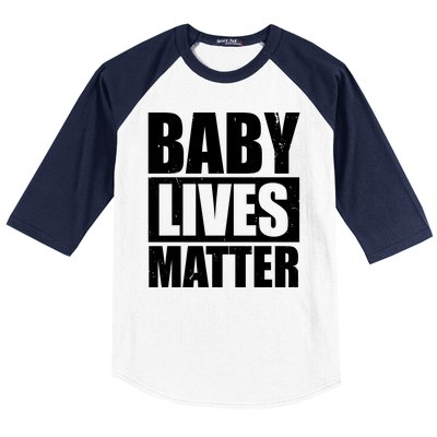 Baby Lives Matter Baseball Sleeve Shirt