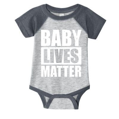 Baby Lives Matter Infant Baby Jersey Bodysuit