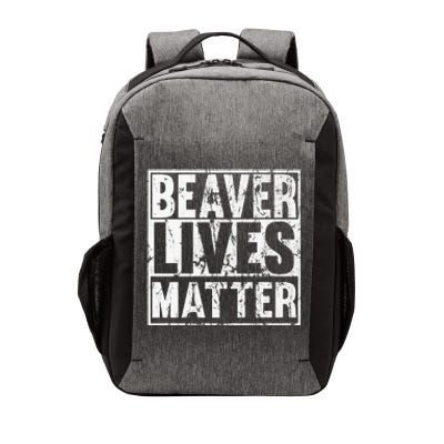 Beaver Lives Matter Funny Beaver Quote Premium Vector Backpack