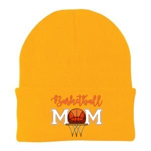 Basketball Lover Mom Mother Funny Gift Knit Cap Winter Beanie