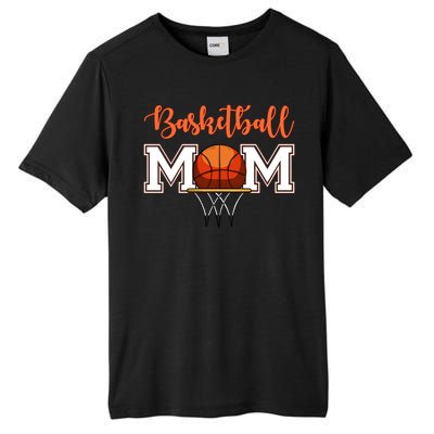 Basketball Lover Mom Mother Funny Gift Tall Fusion ChromaSoft Performance T-Shirt