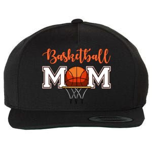 Basketball Lover Mom Mother Funny Gift Wool Snapback Cap