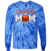 Basketball Lover Mom Mother Funny Gift Tie-Dye Long Sleeve Shirt