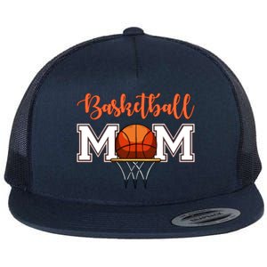 Basketball Lover Mom Mother Funny Gift Flat Bill Trucker Hat