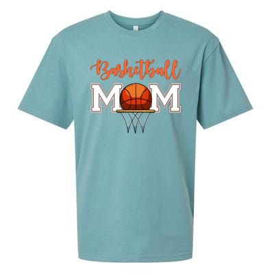 Basketball Lover Mom Mother Funny Gift Sueded Cloud Jersey T-Shirt