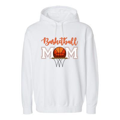 Basketball Lover Mom Mother Funny Gift Garment-Dyed Fleece Hoodie