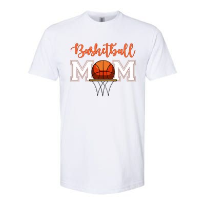 Basketball Lover Mom Mother Funny Gift Softstyle CVC T-Shirt