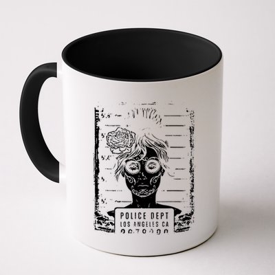Busted LA Mexican Sugar Skull Design Catrina Dia De Muertos Mug