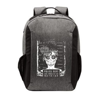 Busted LA Mexican Sugar Skull Design Catrina Dia De Muertos Vector Backpack