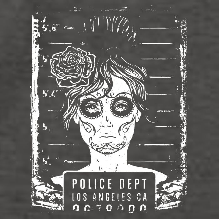 Busted LA Mexican Sugar Skull Design Catrina Dia De Muertos Vector Backpack
