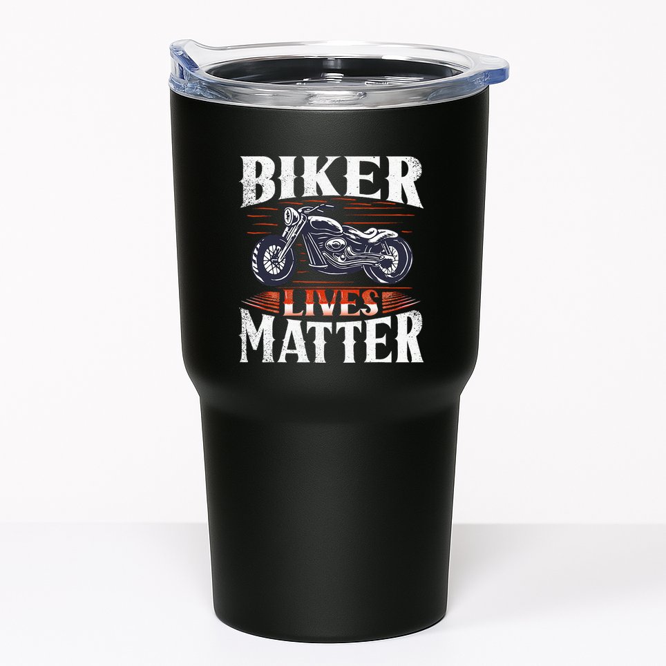 Biker Lives Matter Motorcycle Rider Tumbler