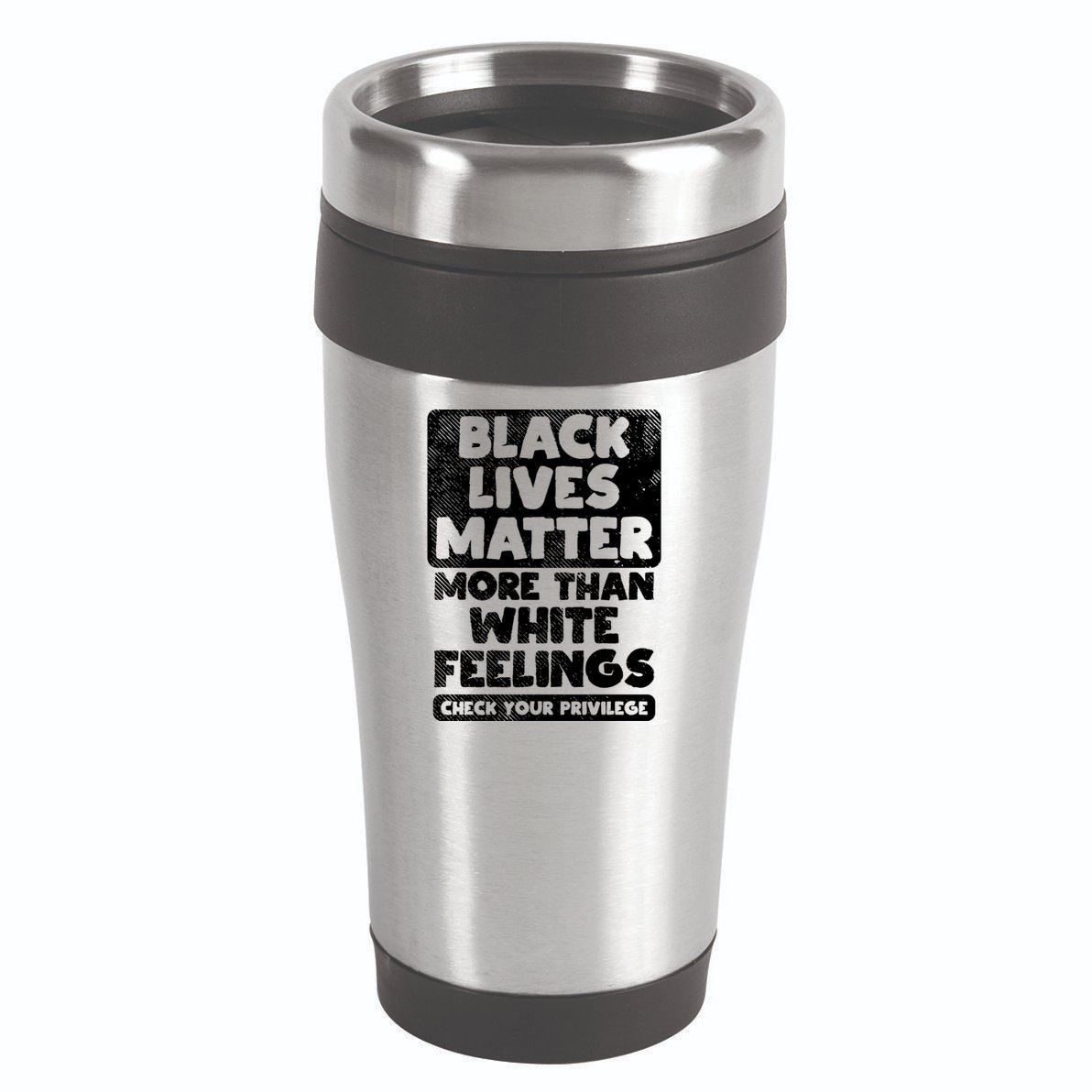 Black Lives Matter More Than White Feelings Blm African Gift Cool Gift 16oz Travel Tumbler