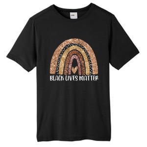 Black Lives Matter Rainbow Black History Month Funny Gift Tall Fusion ChromaSoft Performance T-Shirt