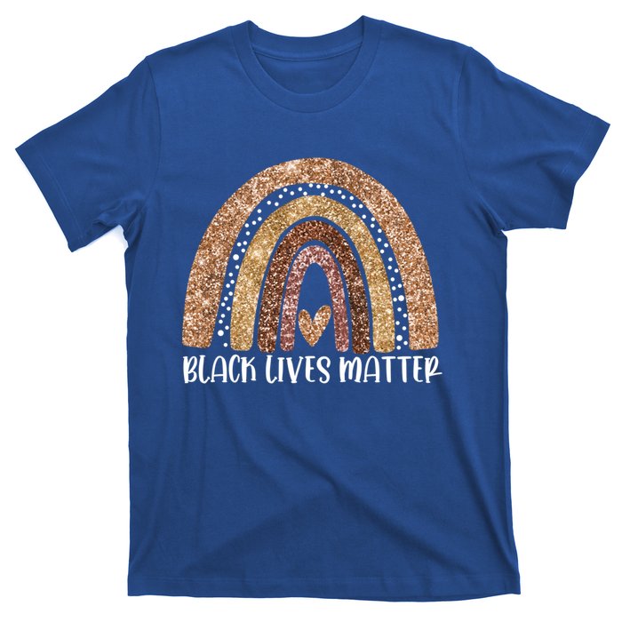 Black Lives Matter Rainbow Black History Month Funny Gift T-Shirt