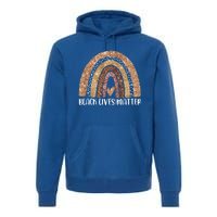 Black Lives Matter Rainbow Black History Month Funny Gift Premium Hoodie