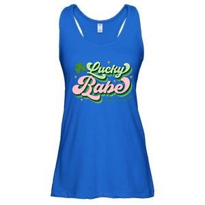 Babe Lucky Meaningful Gift Retro St Patricks Day Funny Graphic Gift Ladies Essential Flowy Tank