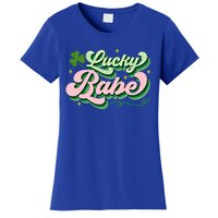 Babe Lucky Meaningful Gift Retro St Patricks Day Funny Graphic Gift Women's T-Shirt