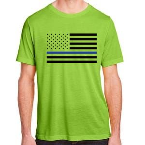 Blue Lives Matter Flag Adult ChromaSoft Performance T-Shirt