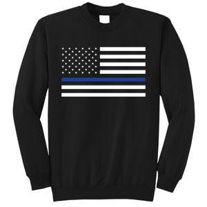 Blue Lives Matter Flag Sweatshirt