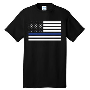 Blue Lives Matter Flag Tall T-Shirt