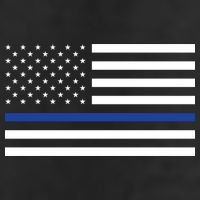 Blue Lives Matter Flag 11oz C Handle Ceramic Mug