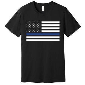 Blue Lives Matter Flag Premium T-Shirt