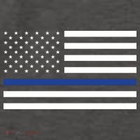 Blue Lives Matter Flag Vector Backpack