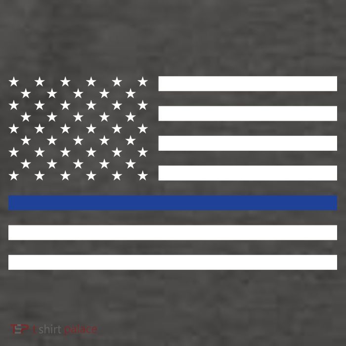 Blue Lives Matter Flag Vector Backpack