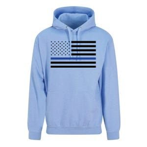 Blue Lives Matter Flag Unisex Surf Hoodie