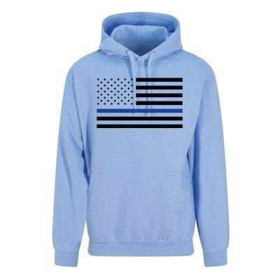 Blue Lives Matter Flag Unisex Surf Hoodie