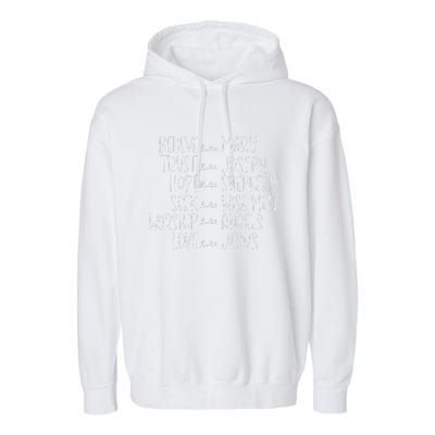 Believe Like Mary Trust Like Joseph Hope Like Shepherds Garment-Dyed Fleece Hoodie