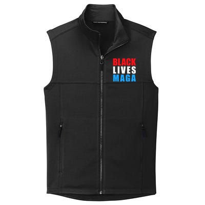 Black Lives MAGA Black Conservative Republican ProTrump Collective Smooth Fleece Vest