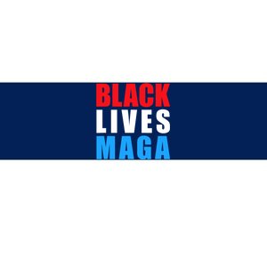 Black Lives MAGA Black Conservative Republican ProTrump Bumper Sticker