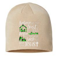 Believe Like Mary Trust Like Joseph Hope Like Christmas Xmas Sustainable Beanie