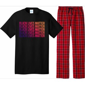 Black Lives Matter Protest Equality No Justice No Peace Gift Pajama Set