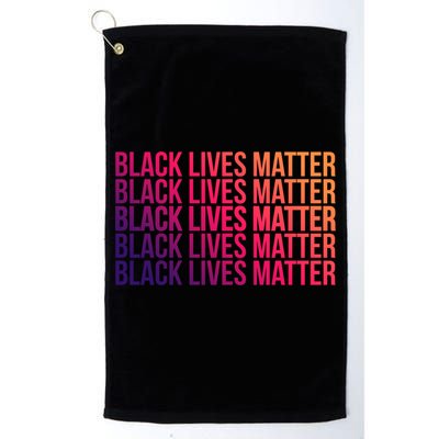 Black Lives Matter Protest Equality No Justice No Peace Gift Golf Towel