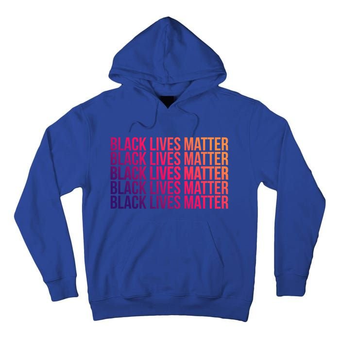 Black Lives Matter Protest Equality No Justice No Peace Gift Tall Hoodie