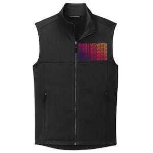 Black Lives Matter Protest Equality No Justice No Peace Gift Collective Smooth Fleece Vest