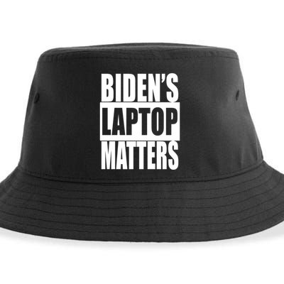 Bidens Laptop Matters Sustainable Bucket Hat
