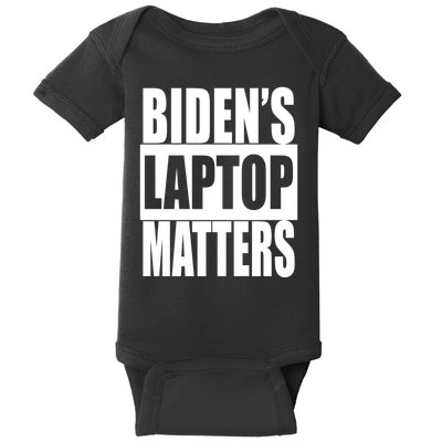 Bidens Laptop Matters Baby Bodysuit