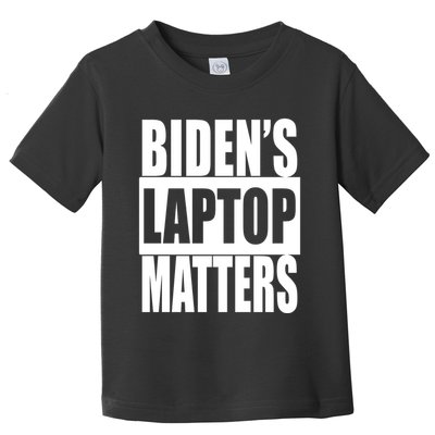 Bidens Laptop Matters Toddler T-Shirt